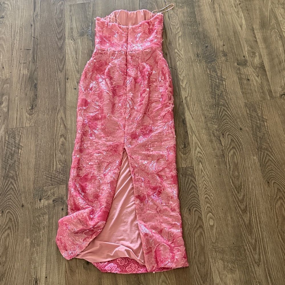 Helsi strapless Leslie sequin dress - Picture 5 of 5